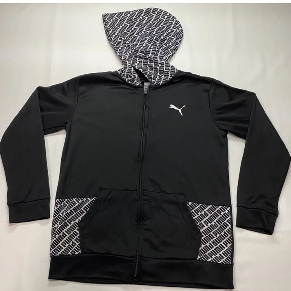 EUC Puma Hoodie Zip Up Hoodie Boys Large 14-16 - Picture 1 of 2